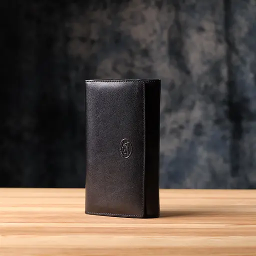 Стильный женский горизонтальный кошелек из натуральной глянцевой кожи Tony Perotti 173х9.7х3.5 см acs0032274 - фото 9