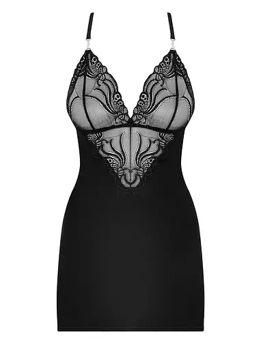 Еротичний комплект Obsessive 828 L/XL чорний - фото 3