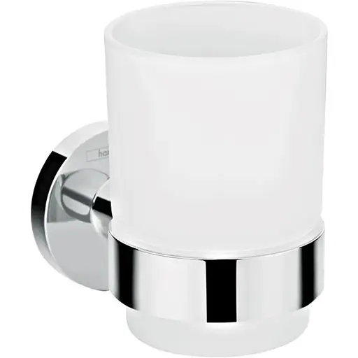 Склянка для зубних щіток Hansgrohe Logis 41718000 хром - фото 1