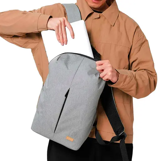 Рюкзак Xiaomi Custom Simple Backpack BHR7091CN Серый - фото 5