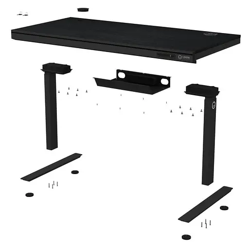 Геймерский стол Lorgar PRO 80W Wood Black (LRG-DP80W) - фото 4