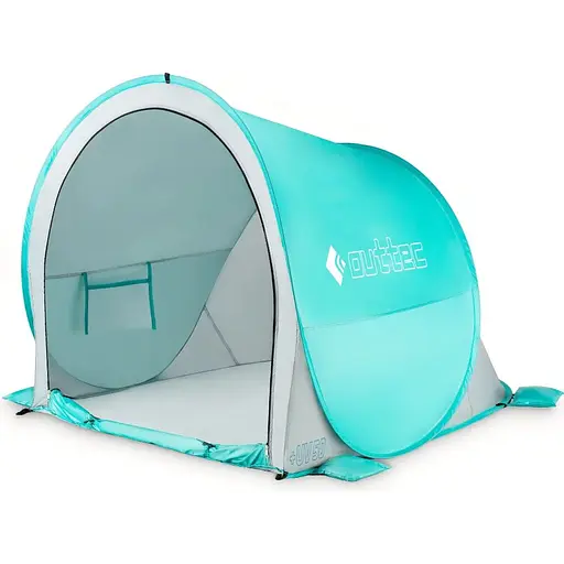 Саморазворачивающаяся палатка-тент Outtec с молнией бирюзовый