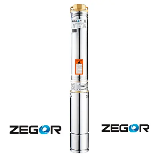 Насос глибинний відцентровий Zegor 4SDM414-1,1 кабель 8 м + ремкомплект 30412 - фото 2