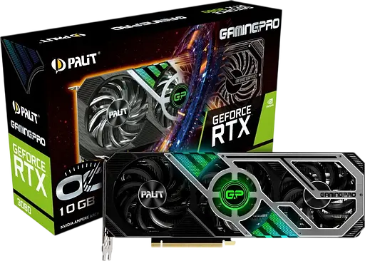 Відеокарта GeForce RTX 3080 10GB Palit GamingPro OC (NED3080S19IA-132AA) Б/В - фото 1