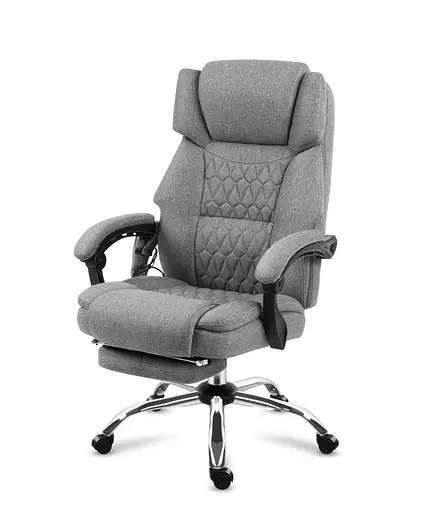 Крісло офісне Markadler Boss 6.0 Grey з масажем - фото 2