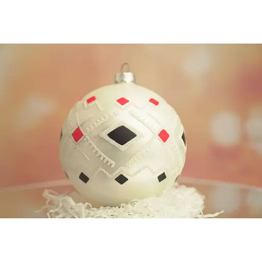 Набір ялинкових прикрас Різдвяні історії Код нації: Чернігівщина 3 кулі скло (4820001154863) - фото 4