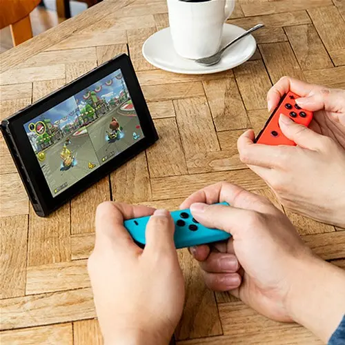 Игровая консоль Nintendo Switch with Neon Blue and Neon Red Joy-Con (045496452629) - фото 8