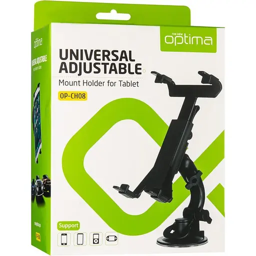 Кріплення автомобільне для планшетів 7 8 9 10 12 дюймів Optima CH08 - фото 6