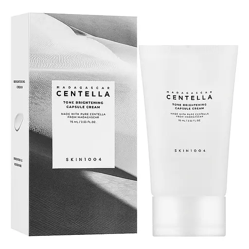 Крем для лица осветляющий с центеллой Madagascar Centella Tone Tone Brightening Capsule Cream SKIN1004 75 мл - фото 1