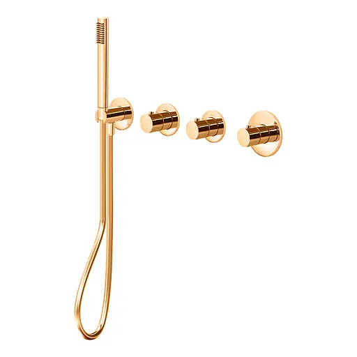 Термостат для душу/ванни Paffoni Modular Box (колір - Honey gold / Медове золото) MDE000HG - фото 1