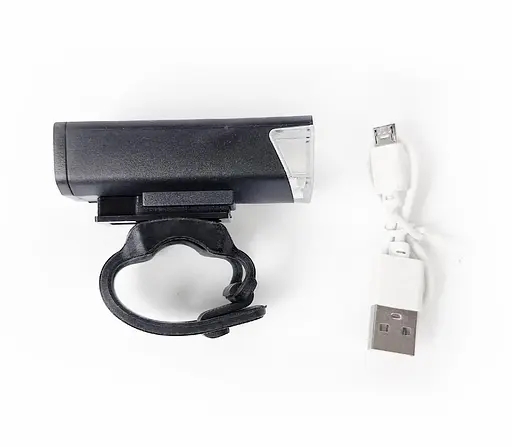 Велосипедна фара передня USB 100 Lm чорний (G0000460) - фото 3