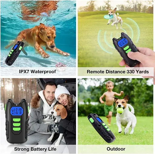 Ошейники Pethood Shock для собак с 3 режимами вибрации, звукового сигнала - Ошейник для дрессировки собак из ТПУ и нейлона - фото 4