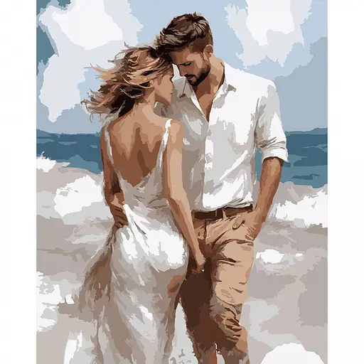 Картина по номерам Santi Романтическая пара 40х50 см (955770) - фото 1