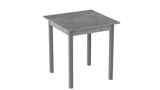 Стіл кухонний Ferrum-decor Дієго 75x90x90 Сірий ДСП Бетон 16мм (FRD-105580)