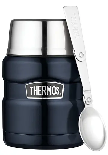 Термос пищевой Thermos Stainless King 470 ml Midnight Blue - фото 5