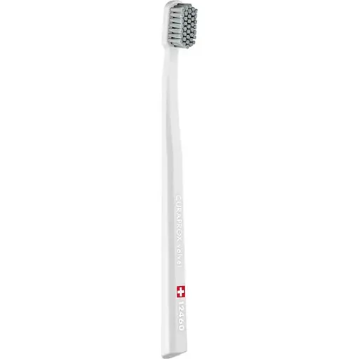 Зубна щітка Curaprox Velvet 12460 біла з сірим
