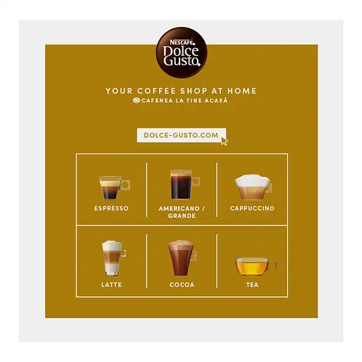 Уценка. Кофе в капсулах NESCAFE Dolce Gusto Espresso Milano 99.2 г (16 шт. по 6.2 г) - фото 7