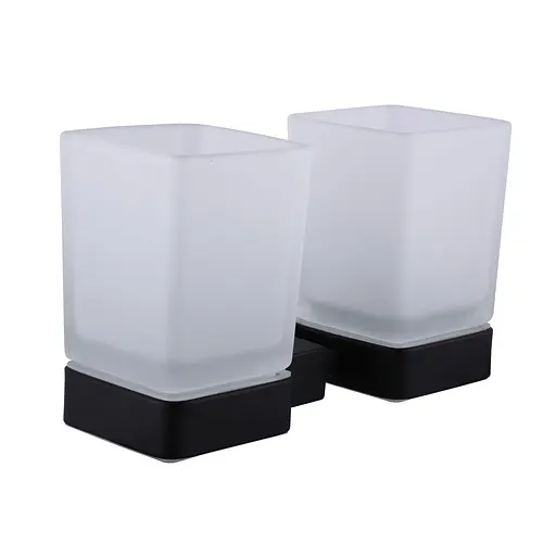 Склянка подвійна Globus Lux BQ9428 SUS304 чорний матовий - фото 3