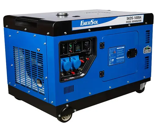 Генератор дизельний EnerSol 9/10 кВт SKDS-10EBA - фото 4