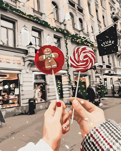 Набір для розпису по номерах Солодке свято ©Оксана Воробій, 40x50 см, BS53375