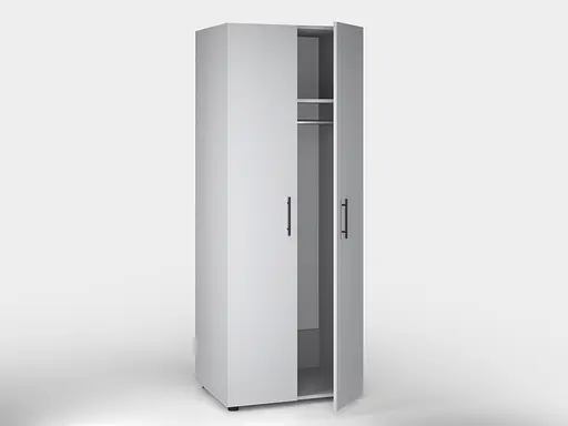 Шкаф гардеробный с трубой ОП-902 Orange-Line 700х550х1825 Серая мышка - фото 3