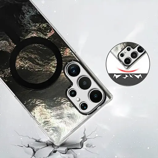 Чохол TPU Shiny Mountain (MagFit) для Samsung Galaxy S25 Ultra Black - фото 4