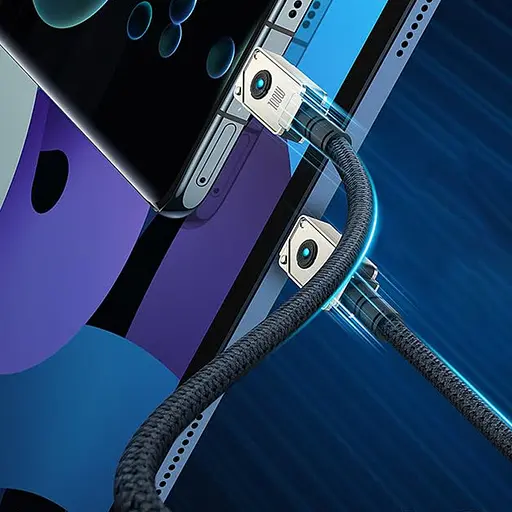 Дата кабель Baseus Unbreakable Series Fast Charging Type-C to Type-C 100W 1m (P10355800111-0) Stellar White - фото 3