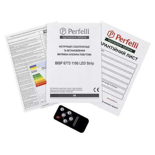 Вытяжка полновстраиваемая PERFELLI BISP 6773 WH 1100 LED Strip - фото 11
