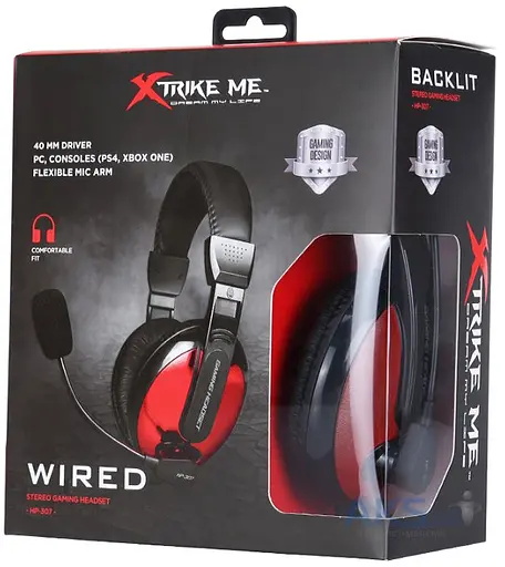 Ігрові навушники Xtrike Me HP-307 для геймерів з мікрофоном провідні - фото 5