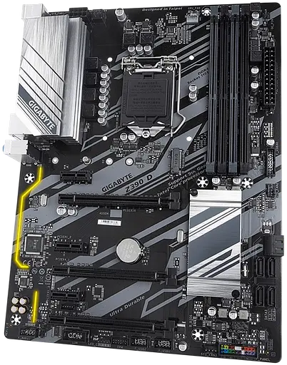 Материнская плата Gigabyte Z390 D LGA 1151v2 (Z390 D) Б/У - фото 2