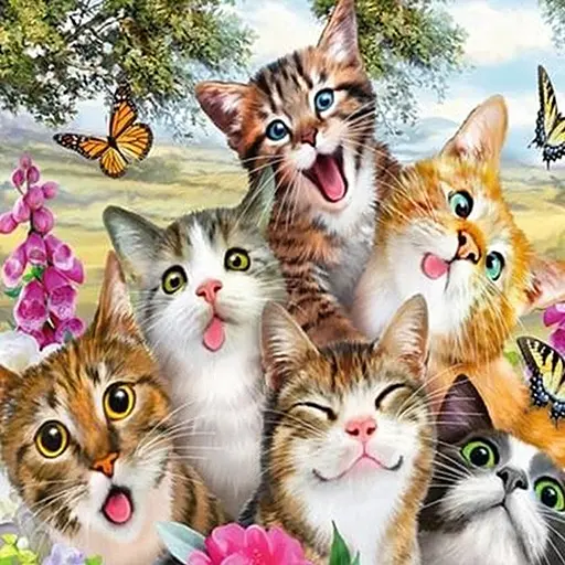 Алмазна мозаїка на підрамнику Веселийй хор 30*30 см - фото 1