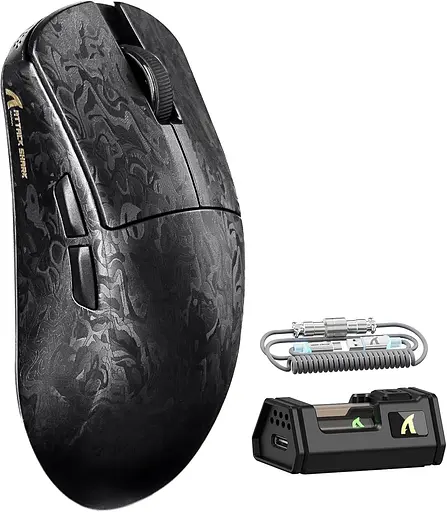 Бездротова миша ATTACK SHARK R11 ULTRA 42000 DPI, PAW3950 MAX, Carbon Fiber, 8K,Чорна - фото 9