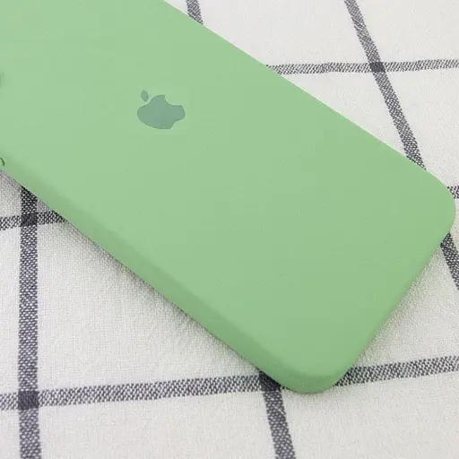 Чохол Epik Silicone Case Square Full Camera Protective AA для Apple iPhone 11 Pro Max 6.5 М'ятний/Mint - фото 2