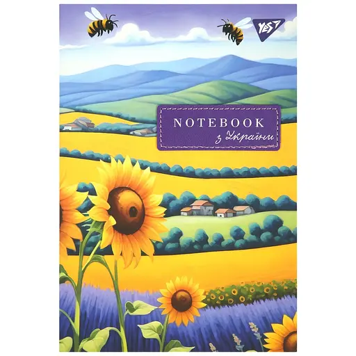 Блокнот Yes Russian notebook А5, 64 листа, в клетку (152074)