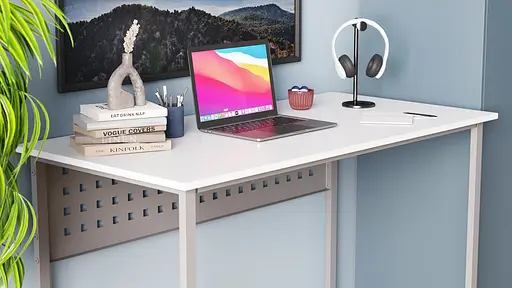 Компьютерный стол Ferrum-decor Майк 75x120x60 серый ДСП Белый 16мм (FRD-101777)