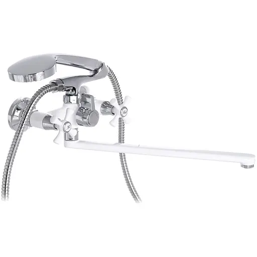 Смеситель для ванны Mixxus OMEGA 140 WHITE (MI2768) - фото 1