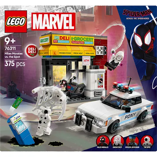 Конструктор LEGO Marvel Вселенная-паук: Майлз Моралес против Плями, 254 детали (76311)