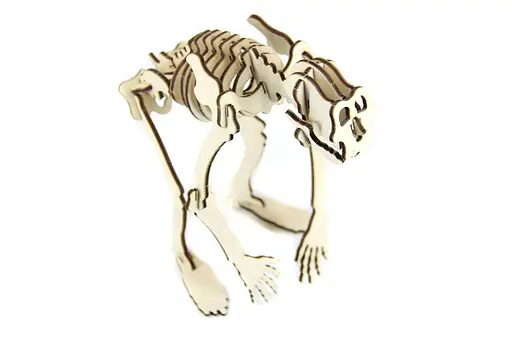 Дерев'яний конструктор "Гігантопітек" 29 деталей - фото 4