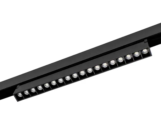 Магнитный трековый поворотный светильник KW-293/18W NW DC48V BK Brille 48-182