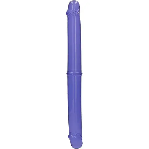 Двосторонній фалоімітатор Twinzer Double Dong 12 inch 32 см фіолетовий