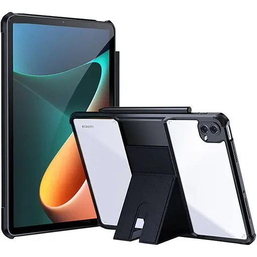 Чохол накладка з підставкою HunDD з посиленими кутами для для Xiaomi Pad 6 / Pad 6 Pro (11") Чорний - фото 3