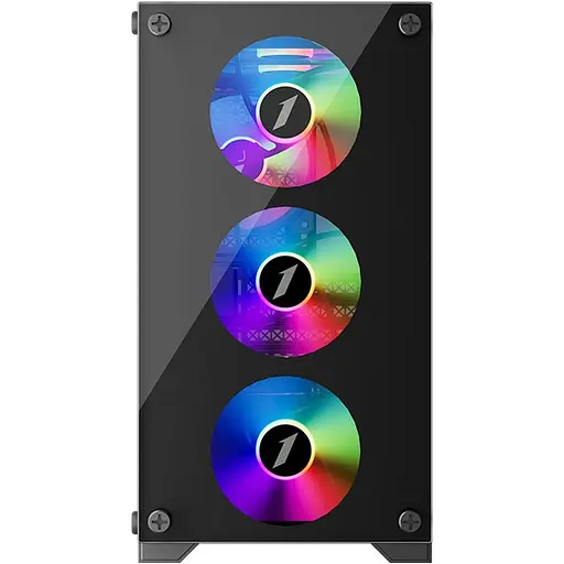 Корпус 1stPlayer V2-A-4F1 Black [134415] - фото 4