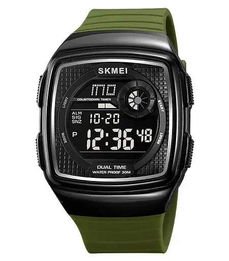 Годинник чоловічий наручний спортивний Skmei 2208 (Зелений)