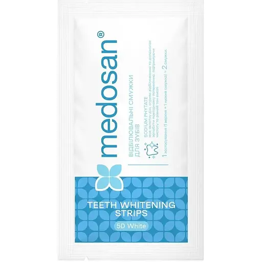 Отбеливающие полоски для зубов Medosan 5D White 7 применений - фото 4
