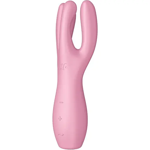 Вібратор для клітора Satisfyer Threesome 3 14 см світло-рожевий