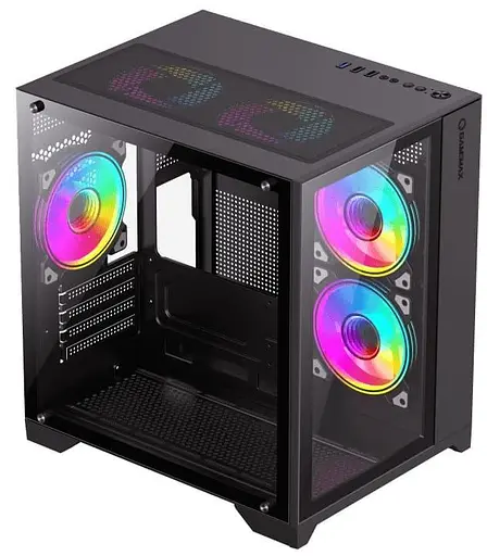 Корпус GameMax Infinity Mini Black (Infinity Mini Black) Без БП - фото 2