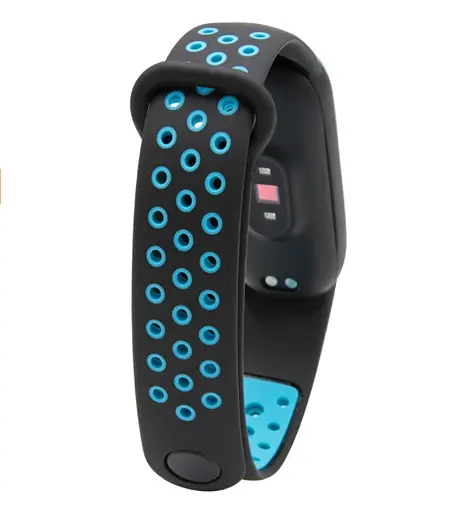 Ремінець Nike Sport Mi Band 5/6 Чорний/Синій - фото 2