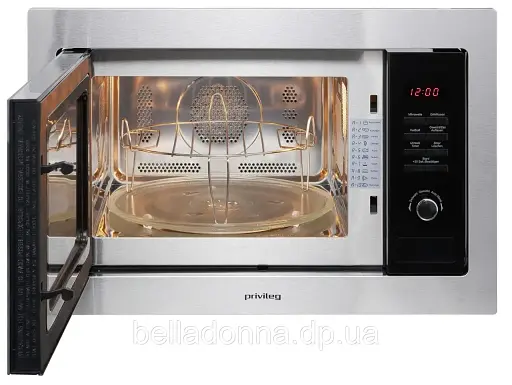 Микроволновая печь PRIVILEG AC 925 BVE встроенная с грилем - фото 4