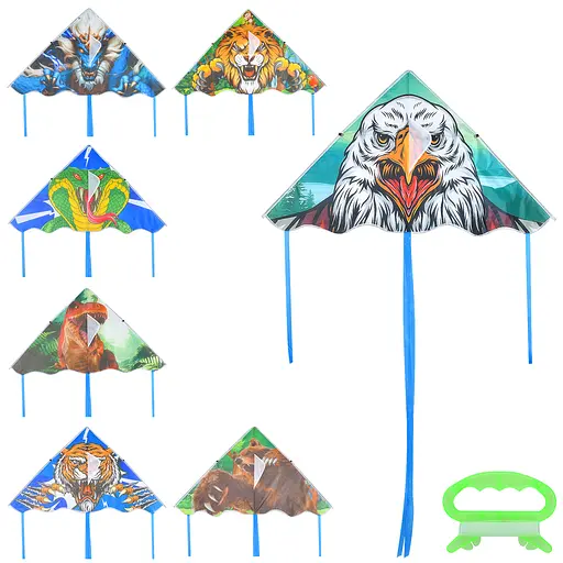 Воздушный змей, ширина 115 см, длина 62 см, хвост 110 см (В ассортименте) - фото 2