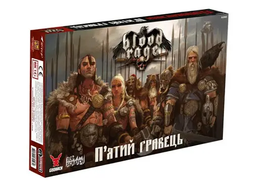 Настільна гра Geekach Games Лють крові. П'ятий гравець (Blood Rage: 5th Player Expansion) (укр.) (GKCH152BR)